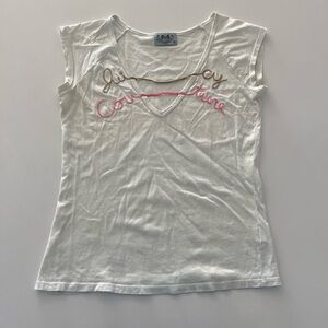 Vintage Juicy Couture Low Cut V-Neck Top
